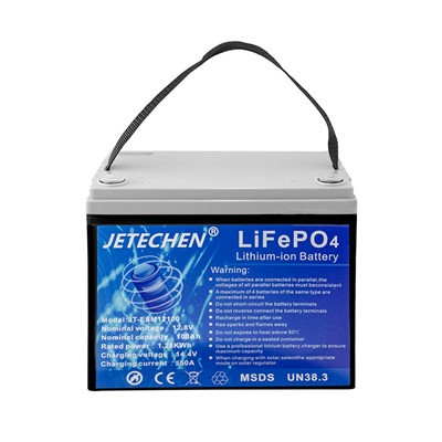 12V 100Ah LiFePO4-Lithiumbatterie